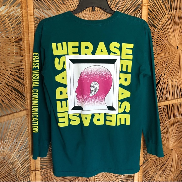 Erase Scorpion Men’s Long Sleeve Teal Shirt Pacsun - Picture 1 of 6